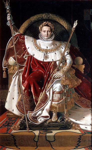 Jean Auguste Dominique Ingres Napoleon I on his Imperial Throne Germany oil painting art